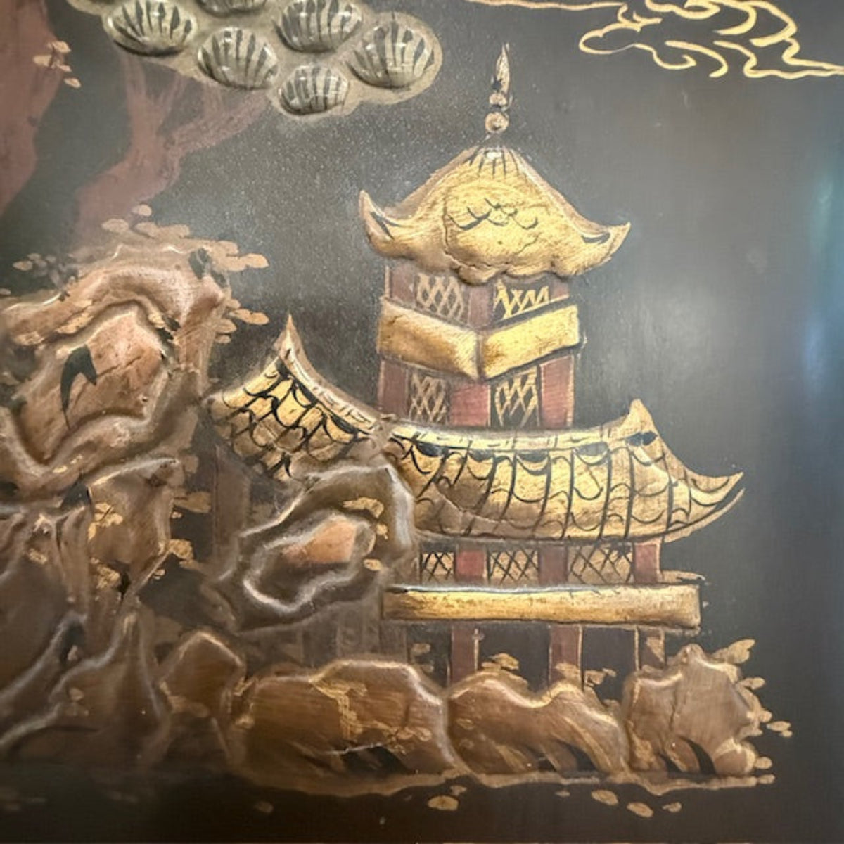 A Pair Of Chinoiserie Chairs