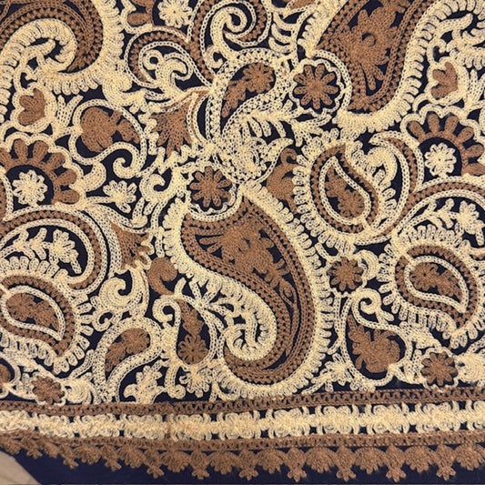 Shawl Lucknow - Indigo