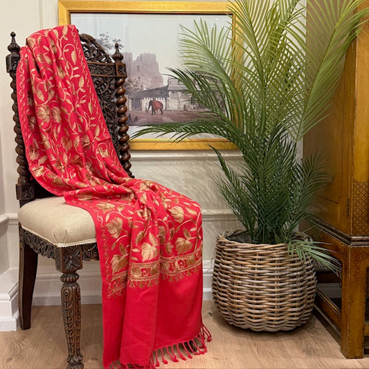 Shawl Shalimar - Coral