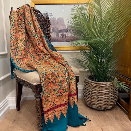 Shawl Mysore - Teal