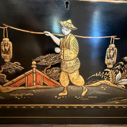 Vintage Chinoiserie Cupboard