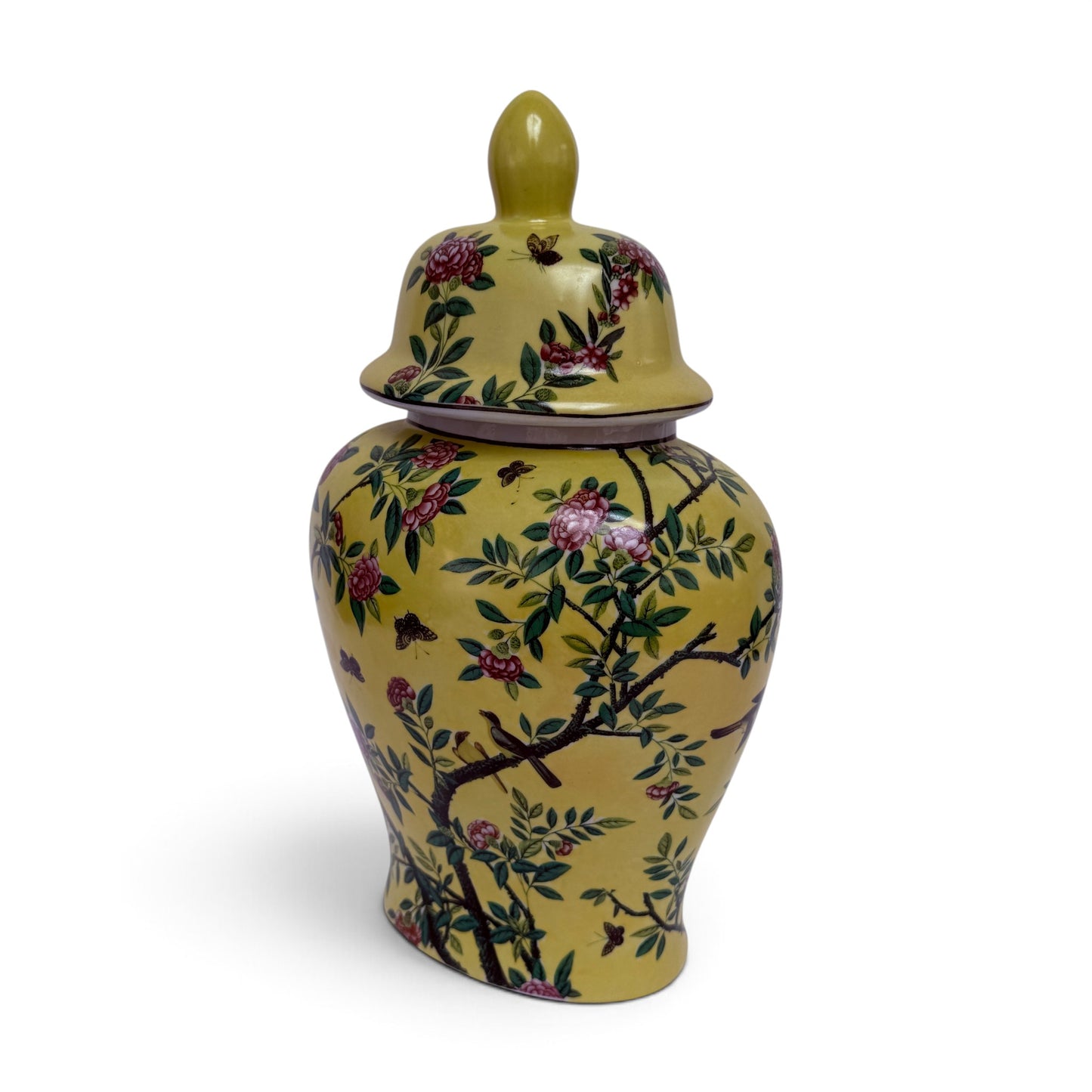 Imperial Garden Oval Temple Jar