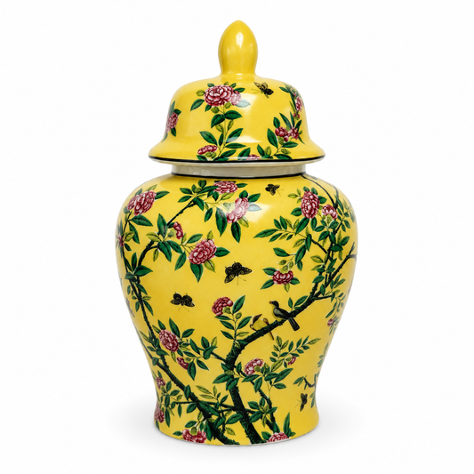 Imperial Garden Oval Temple Jar