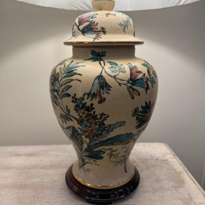 Vintage Botanical Table Lamp