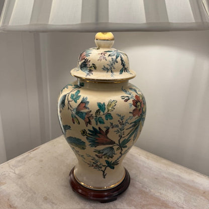 Vintage Botanical Table Lamp