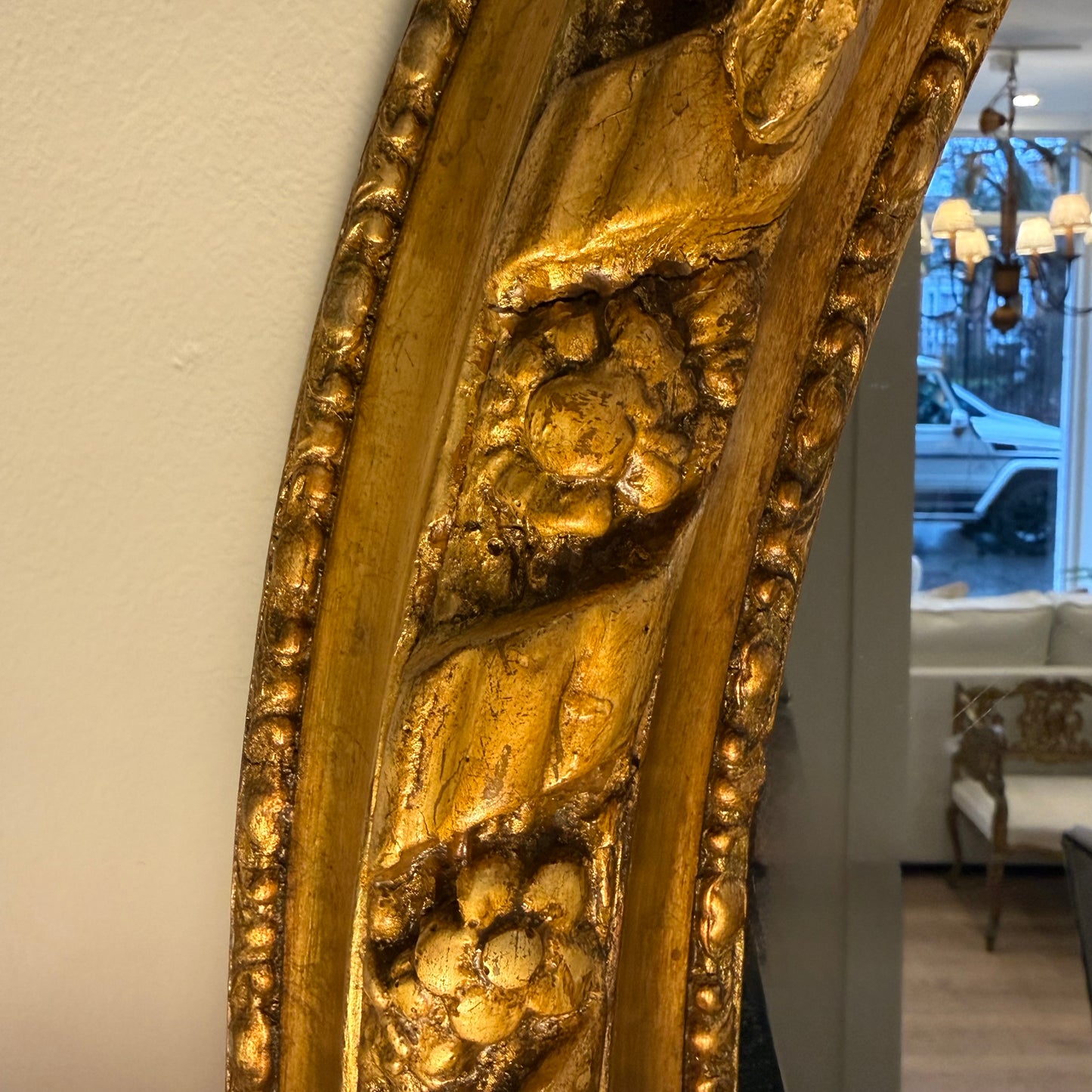 Antique Style Gilt Mirror