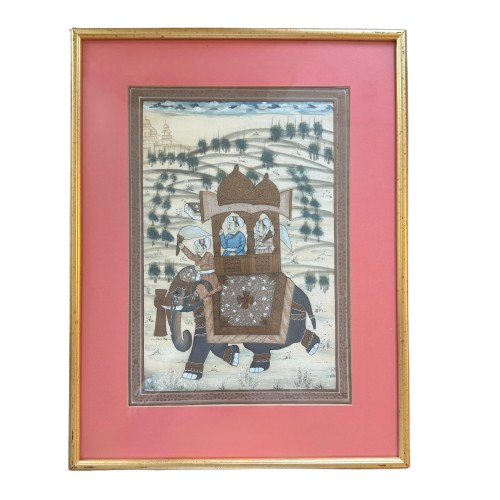 Hand‑Painted Indian Miniature