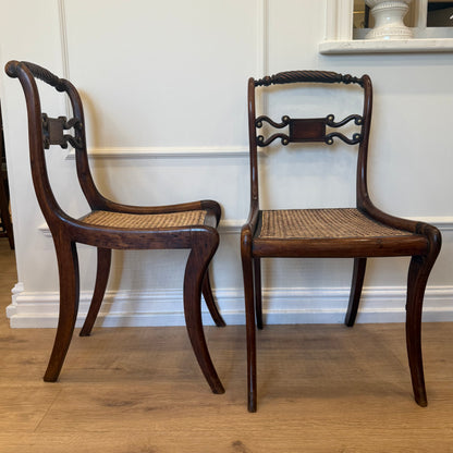 Pair of Mahogany Decorative Chairs