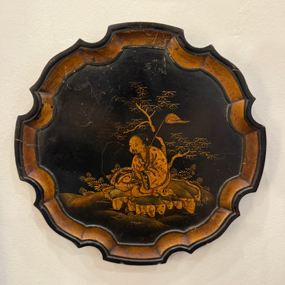 Set of Three Chinoiserie Wall Plaques