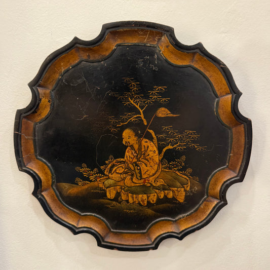 Set of Three Chinoiserie Wall Plaques