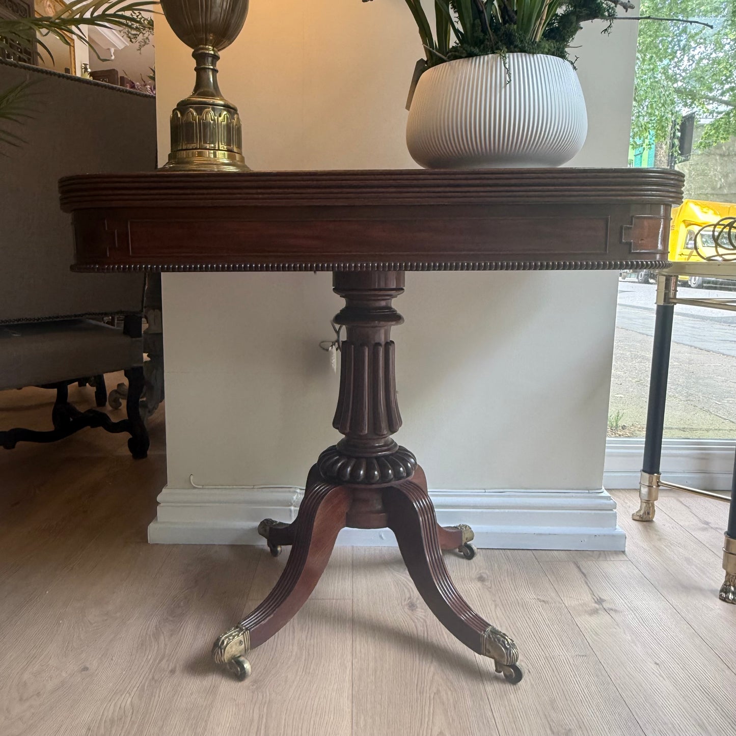 Antique Gillows Mahogany Card Table