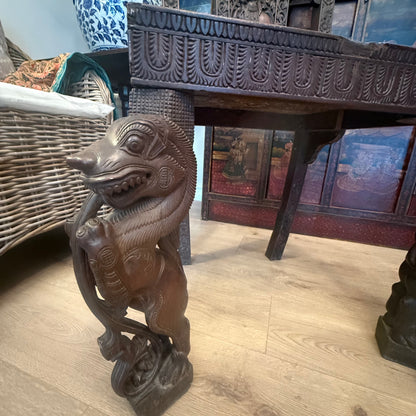 Highly Carved Anglo‑Indian Chair