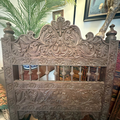 Highly Carved Anglo‑Indian Chair