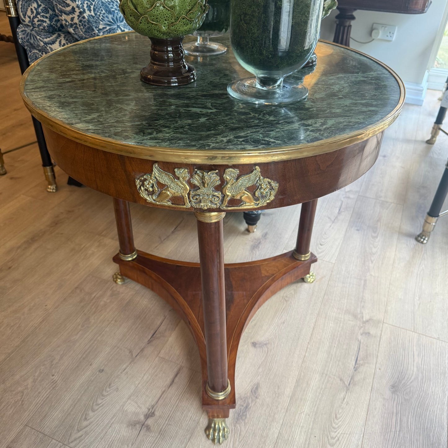 Empire Marble Top Table from The Savoy Hotel