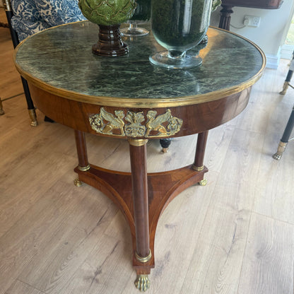 Empire Marble Top Table from The Savoy Hotel