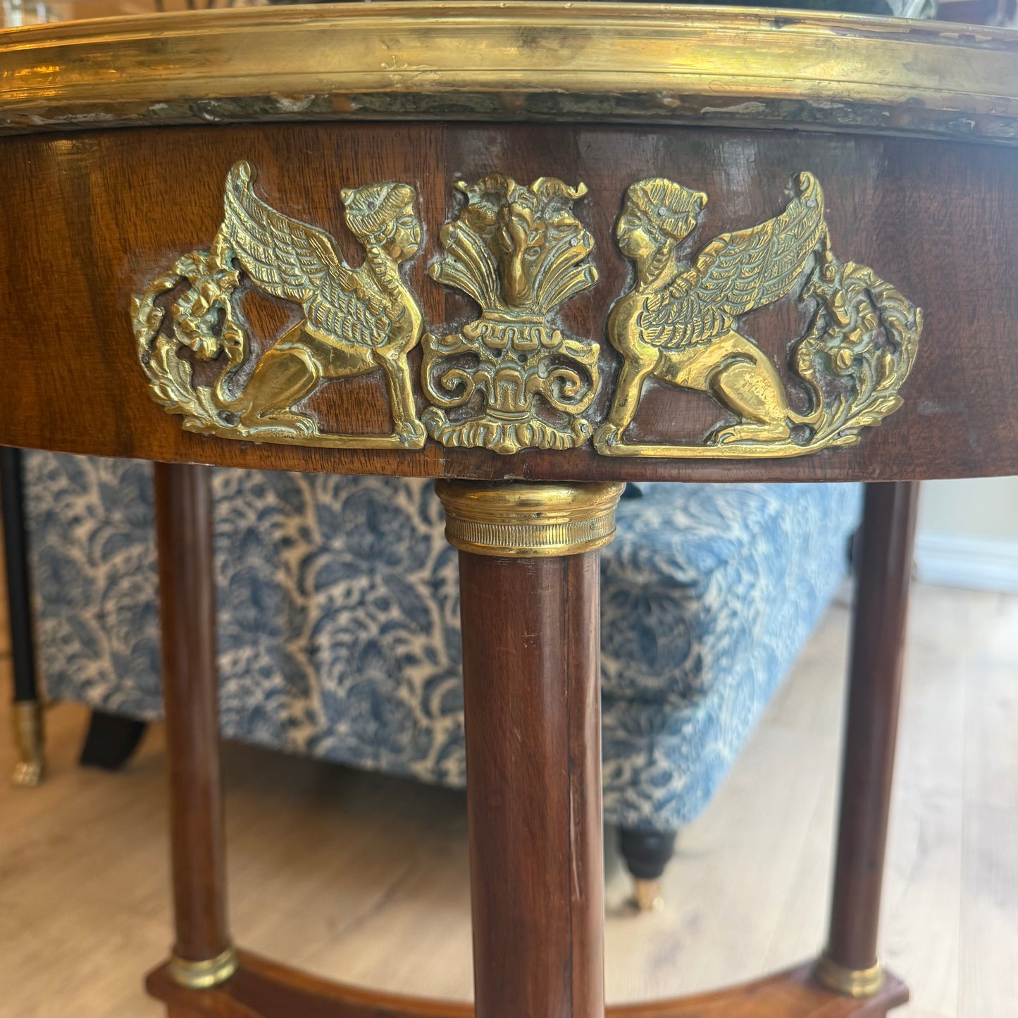 Empire Marble Top Table from The Savoy Hotel