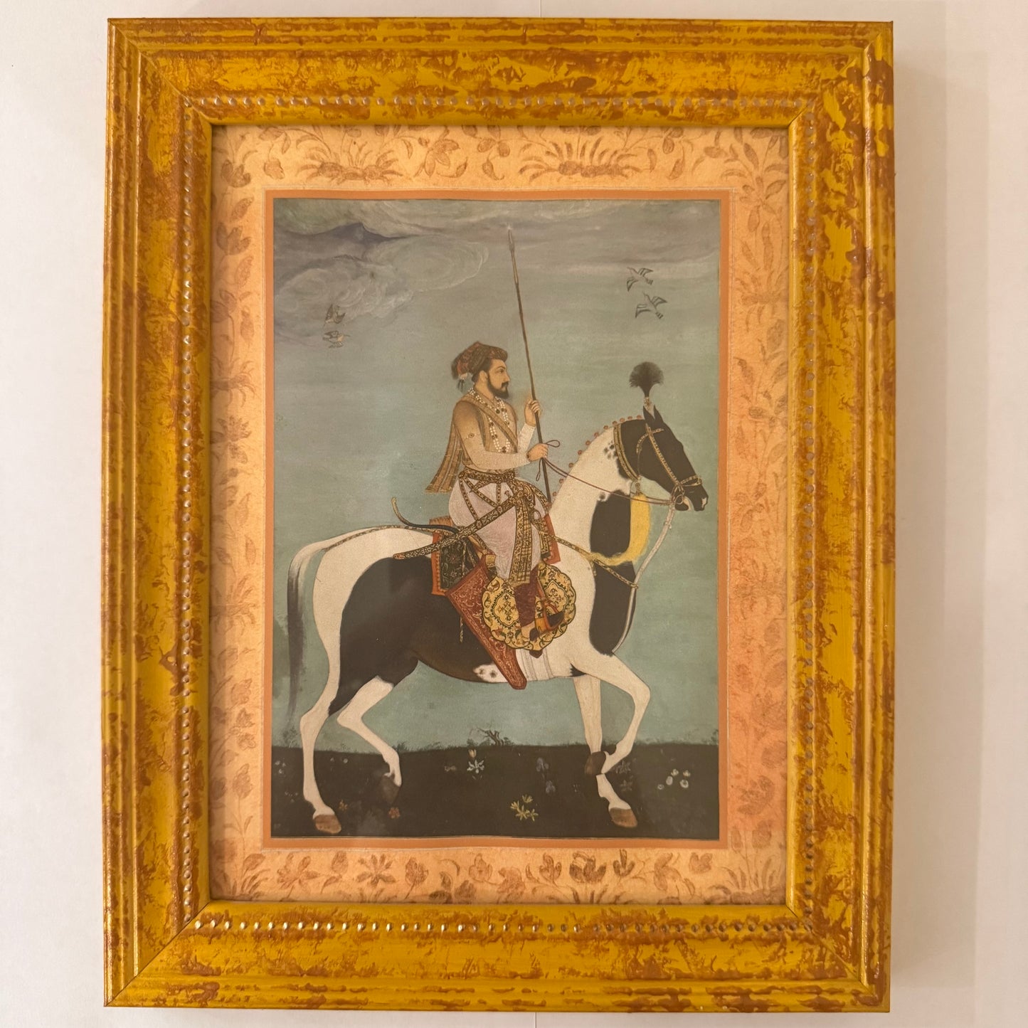 A Pair Of Miniature Mughal Prints