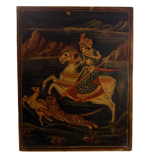 Original Indian Folk Art Painting on Board