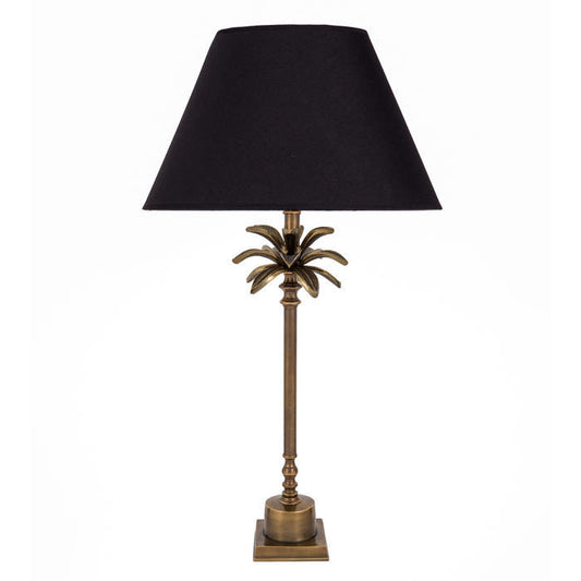 Ceylon Antiqued Brass Lamp Base