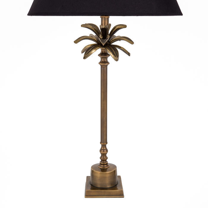 Ceylon Antiqued Brass Lamp Base
