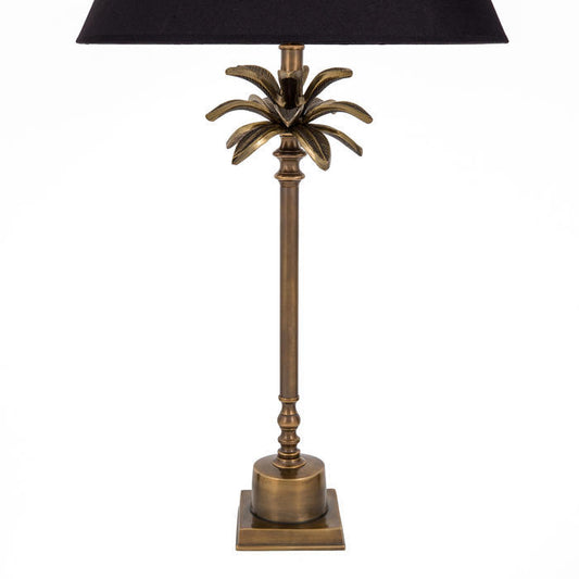 Ceylon Antiqued Brass Lamp Base