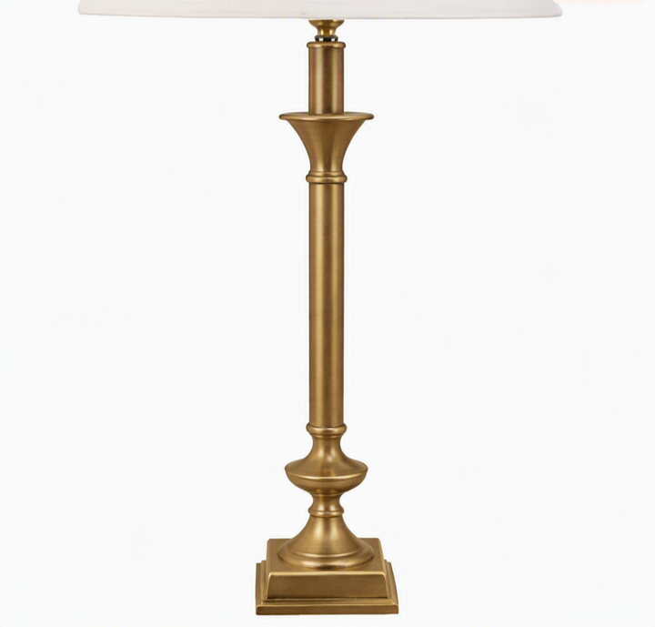 Byron Antiqued Brass Finished Lamp Base