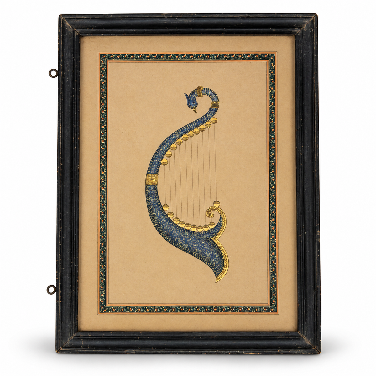 Set of Four Musical Instrument Paintings