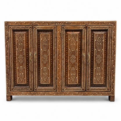 Indian Bone Inlay Sideboard