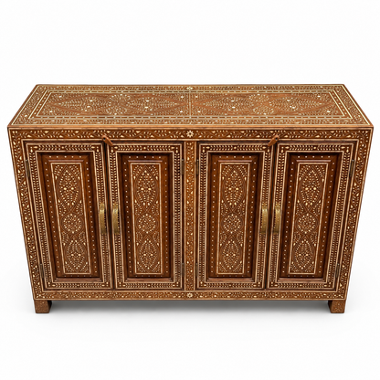 Indian Bone Inlay Sideboard