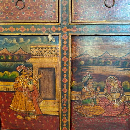 Indian Narrative Panel Cabinet