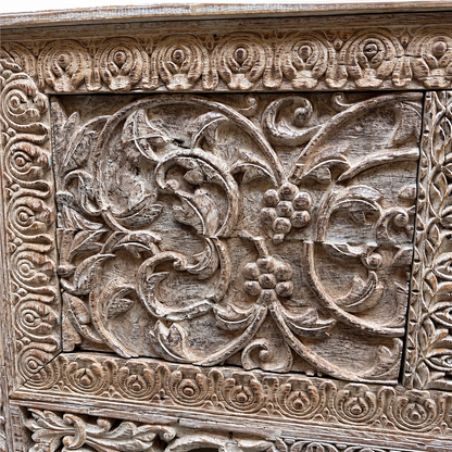 Hand Carved Indian Console Table
