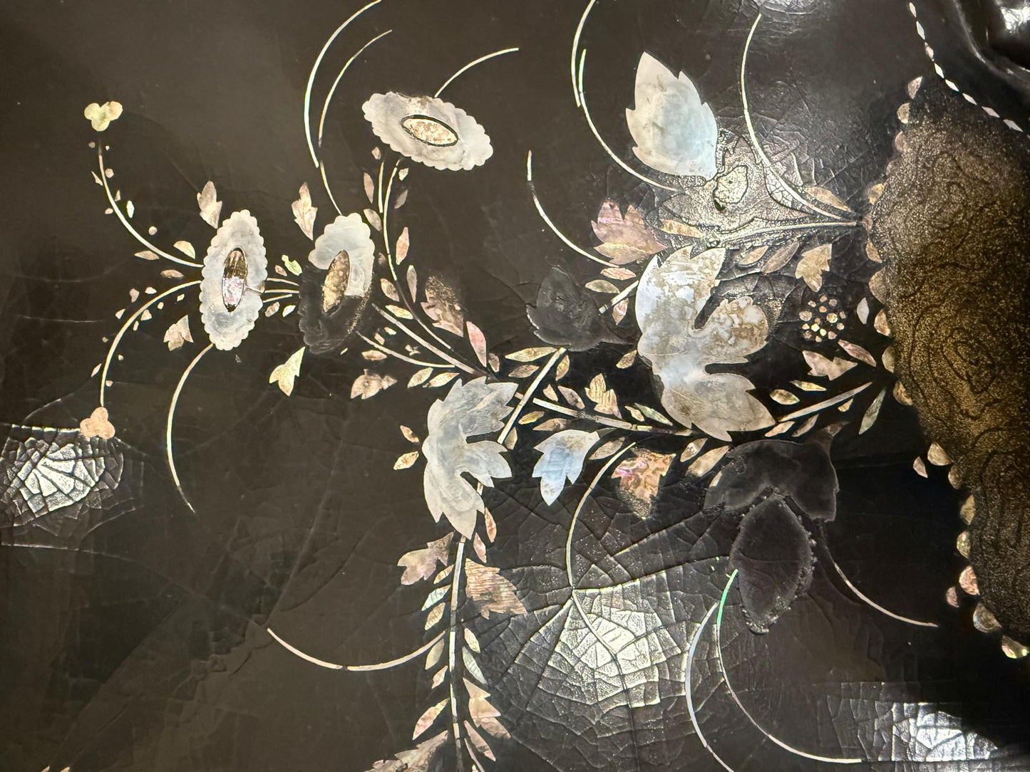 Mother Of Pearl Inlay Tray