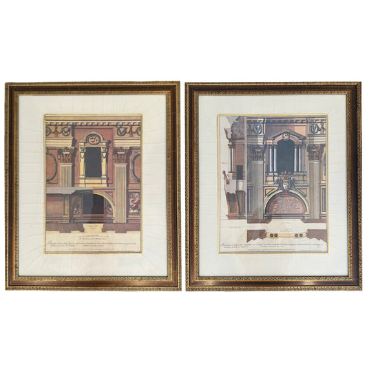 A Pair Of Architectural Prints