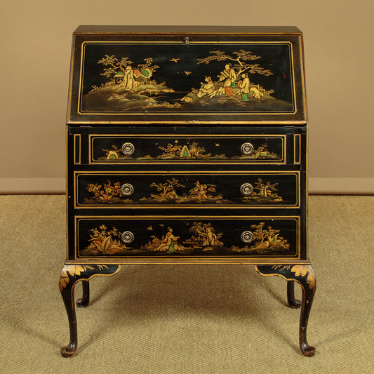 Antique Chinoiserie Writing Bureau