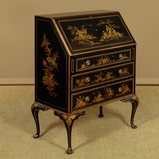 Antique Chinoiserie Writing Bureau