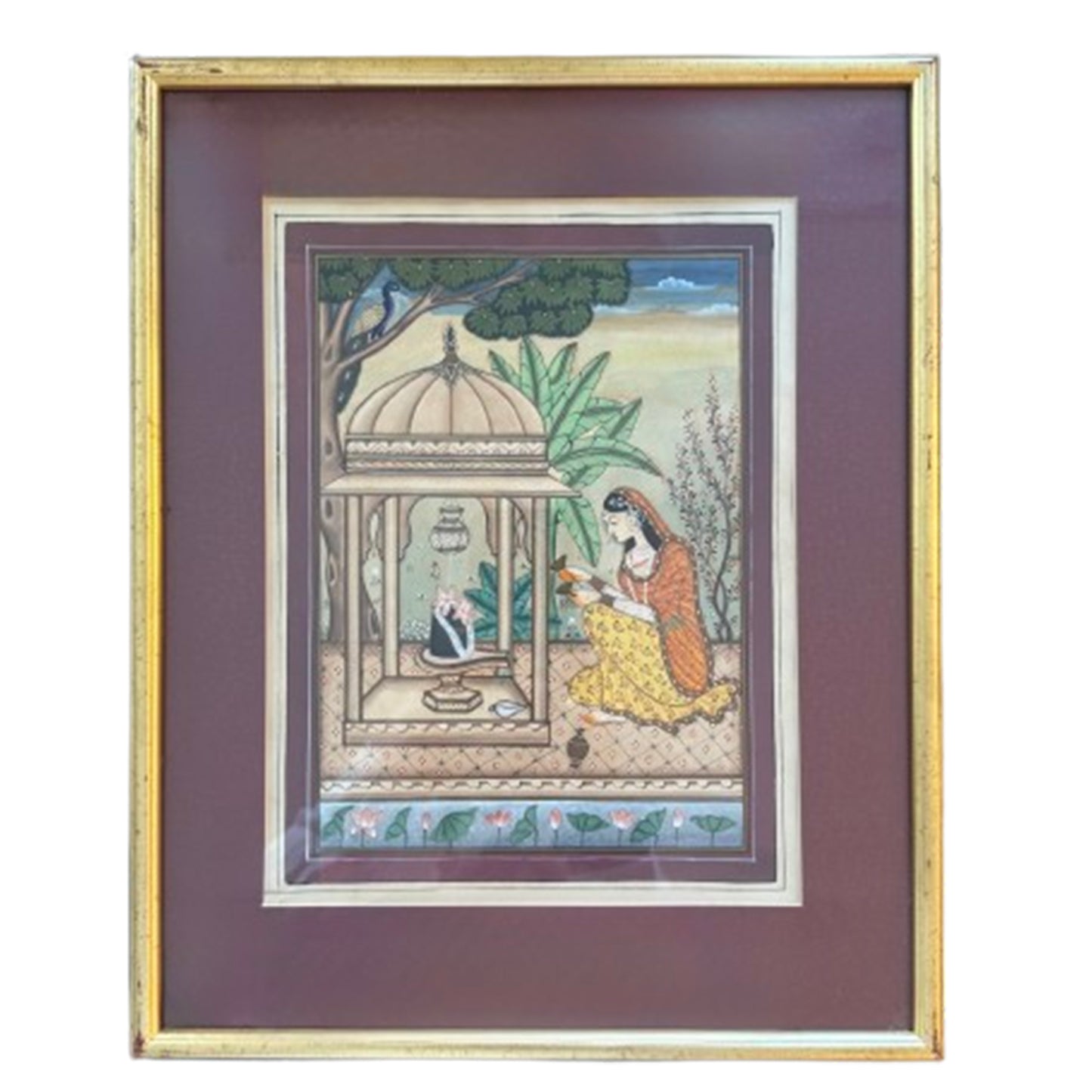 Hand‑Painted Indian Miniature