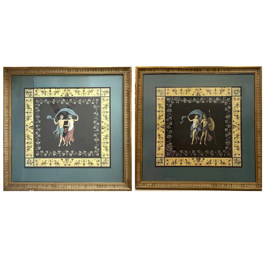 A Pair Of Neoclassical Prints by Michelangelo Maestri