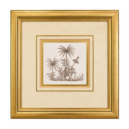 Elephant Procession under Palms