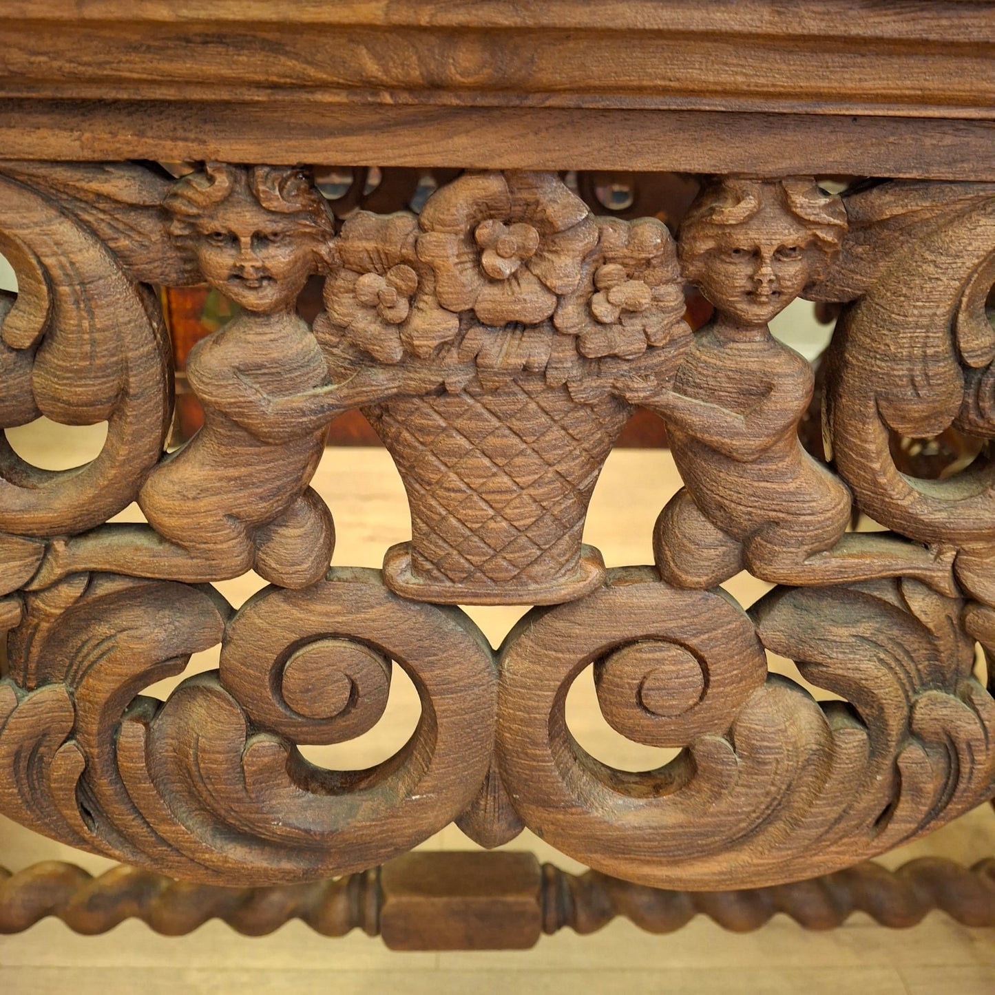 Carved Center Table