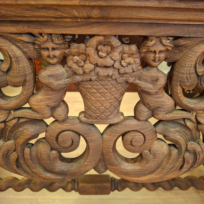 Carved Center Table