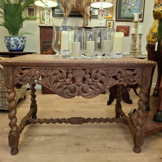 Carved Center Table