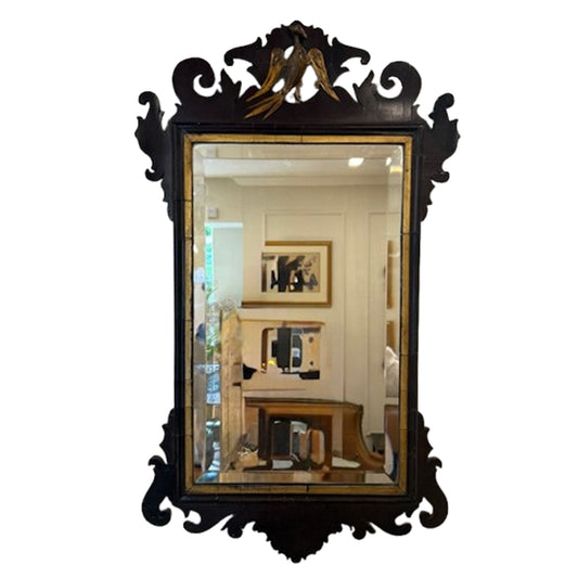 Georgian Mahogany ‘Ho Ho’ Fret Mirror