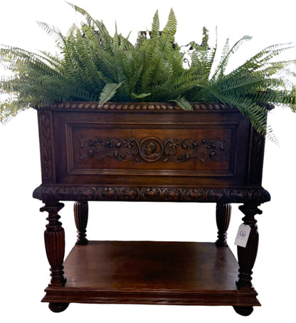 19th Century Italian Carved Jardinière Stand – Veneto, Circa 1880
