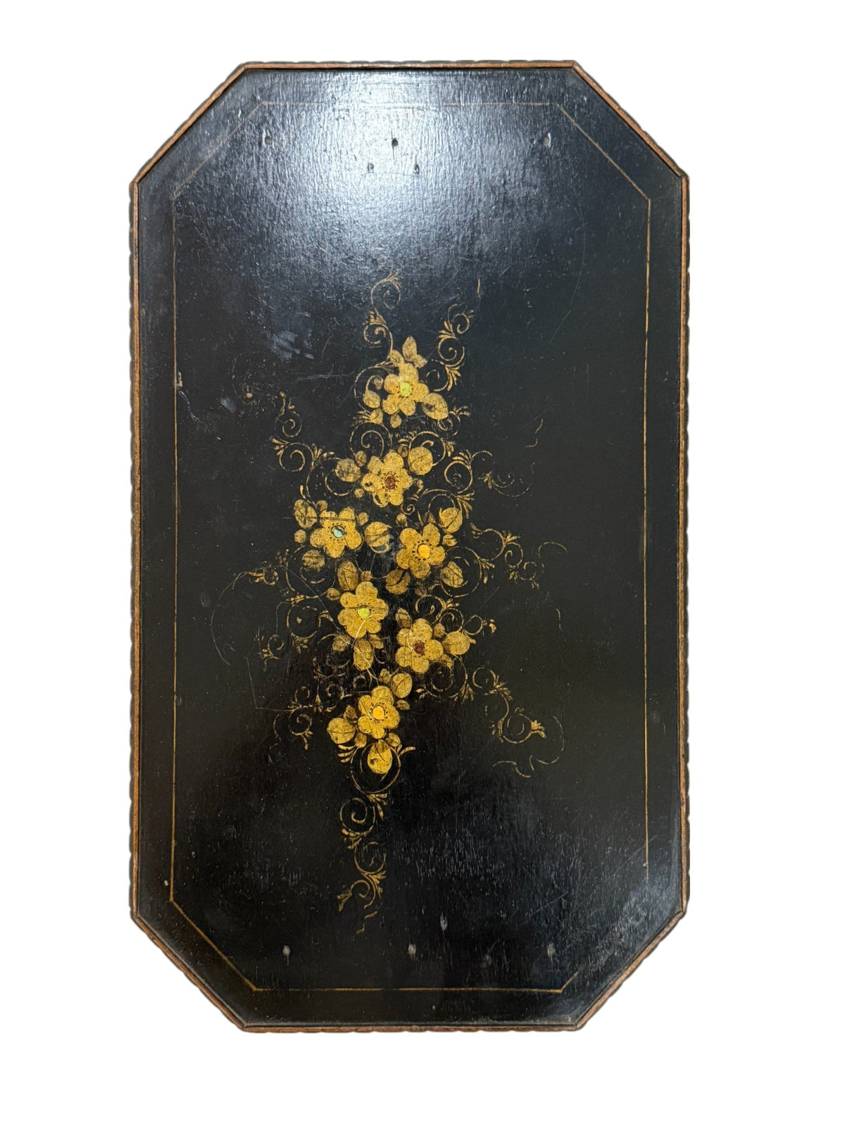 Mid-Century Chinoiserie Lacquered Magazine Rack