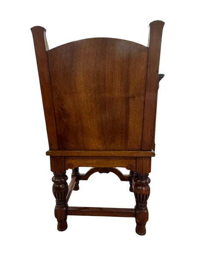 An Exceptional Pair Of Mahogany Hall Chairs In The Style Of Gillows