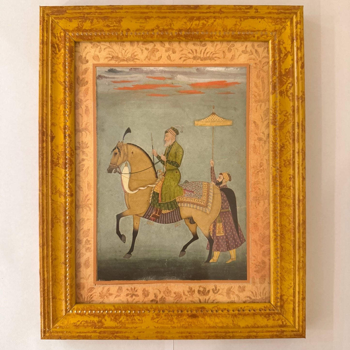 A Pair Of Miniature Mughal Prints
