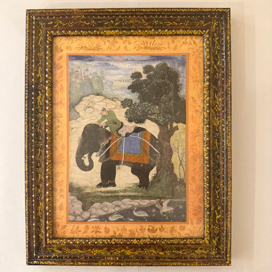 Mughal Elephant Miniature Print