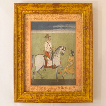 A Pair Of Miniature Mughal Prints