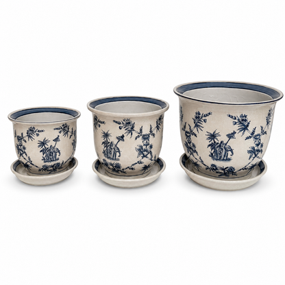 Coromandel Bleu Medium Planter