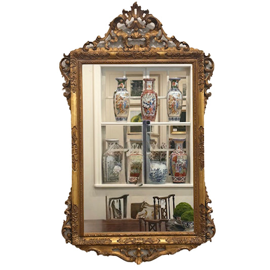 19th Century Italian Mirror Crested